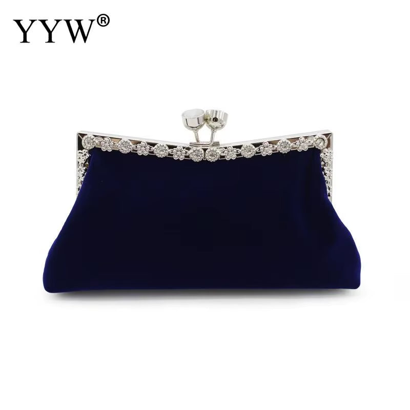 Clutch Evening Bags Crown Rhinestones Evening Bags Purse Shoulder Bag for Wedding Diamonds Lady Purse Mini Evening Bags