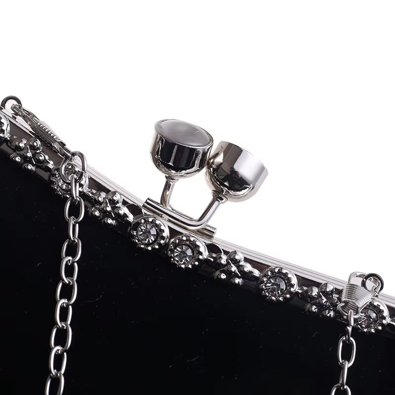 Clutch Evening Bags Crown Rhinestones Evening Bags Purse Shoulder Bag for Wedding Diamonds Lady Purse Mini Evening Bags