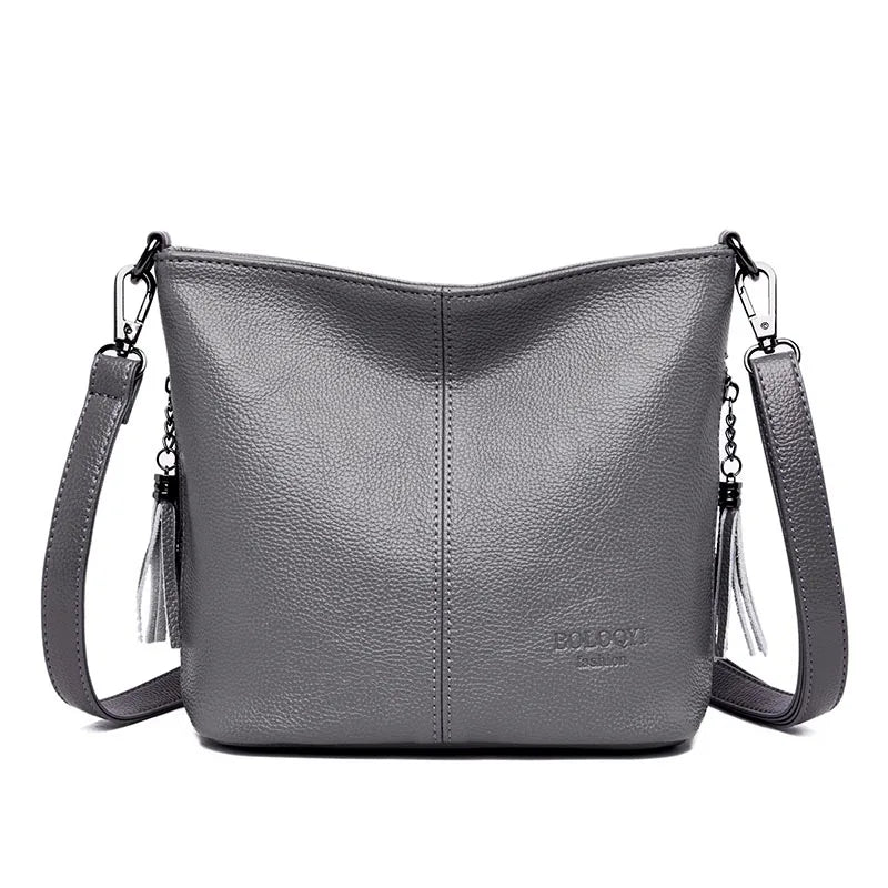 Women Leather Bags Ladies Luxury Shoulder Bags Women'S Handbag Female Messenger Bag Fashion Crossbody Bags for Women Bolsas Sac