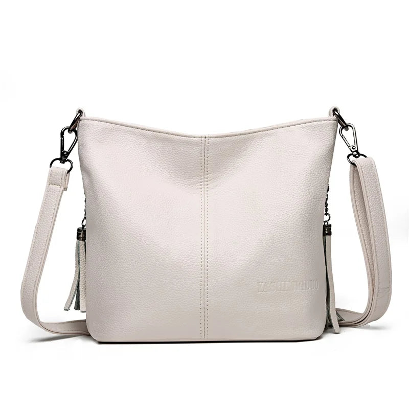 Women Leather Bags Ladies Luxury Shoulder Bags Women'S Handbag Female Messenger Bag Fashion Crossbody Bags for Women Bolsas Sac