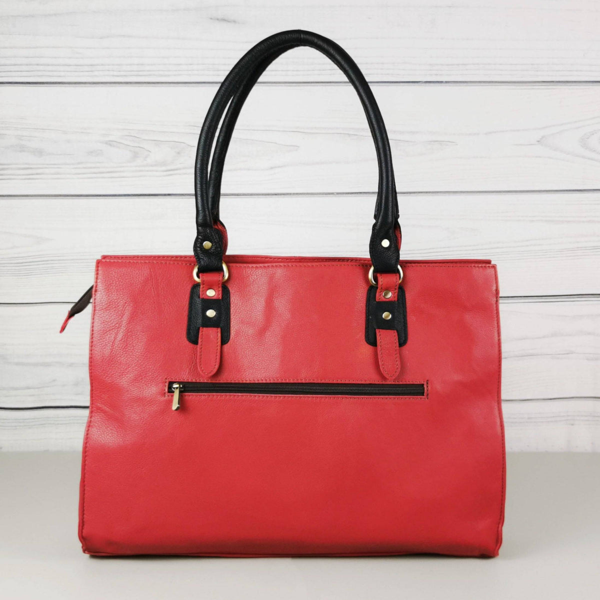 The Signature 17" Leather Laptop Bag, Jasper-4