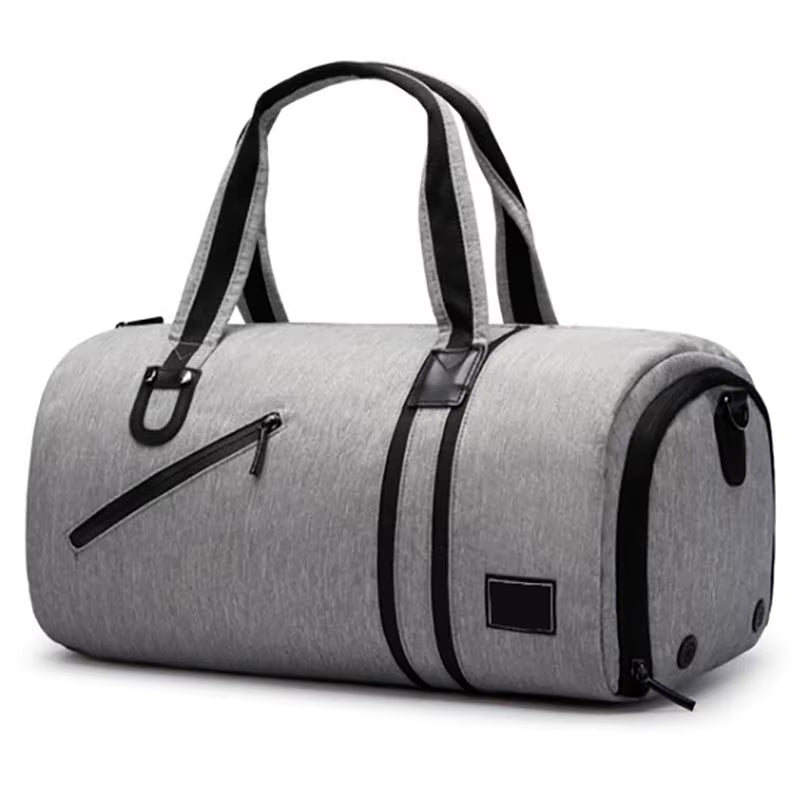 Gym Bag for Women and Men Sports Travel Duffel with Shoe Laptop Compartment Workout Overnight Work Bag Black