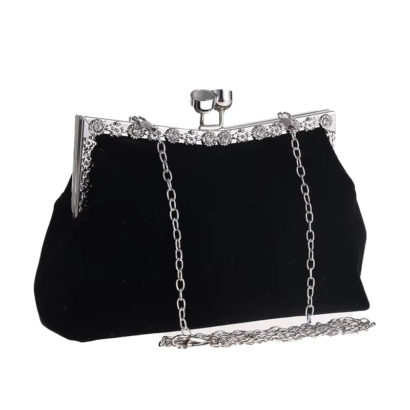 Clutch Evening Bags Crown Rhinestones Evening Bags Purse Shoulder Bag for Wedding Diamonds Lady Purse Mini Evening Bags