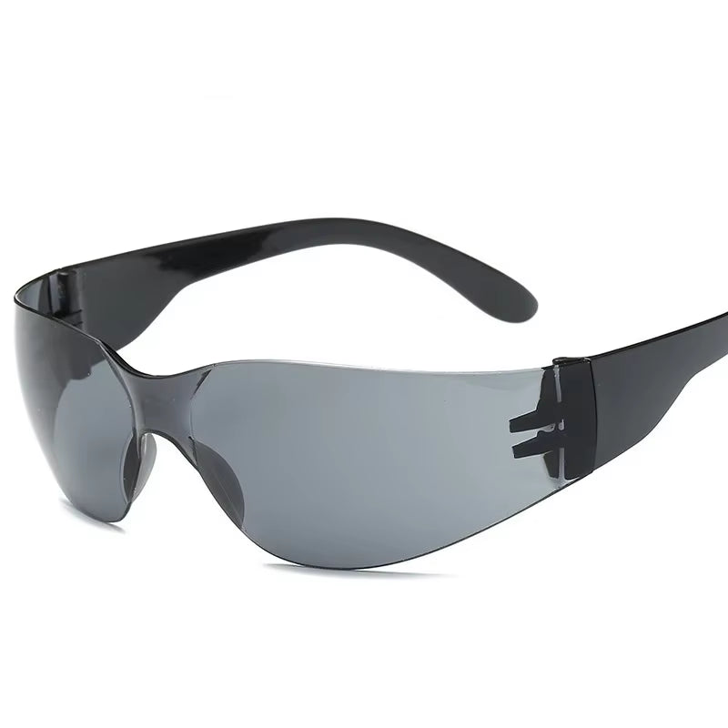 2024 New Sunglasses Women Luxury Brand Fashion One Piece Male Eyewear Rimless Frameless UV400 Frame Sun Glasses Men