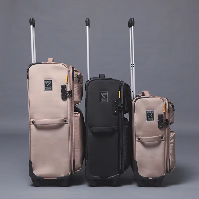 Ultralight Rolling Luggage New 20/24/28 Inch Trolley Travel Bag Zipper Scratch Resistant Suitcase Boarding Box Brand Suitcase