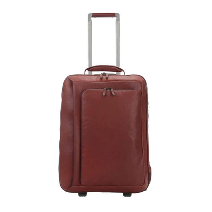 Premium Quality Wholesale Price Leather Made Trolley Bags Set Bulk Quantity Hot Sale Competitive Price Leather Trolley Bags