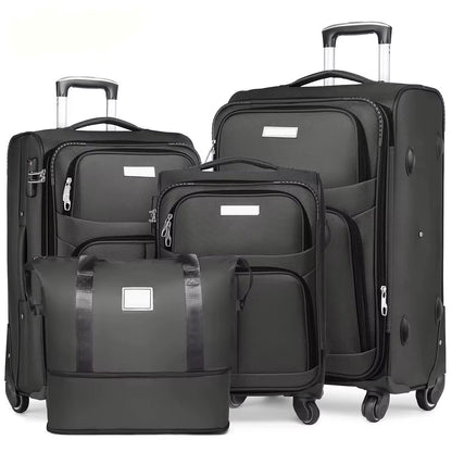 NARROWTEX Expandable Lightweight Suitcase Set with Rolling Spinner Wheels Carry-On Travel Bags with Trolley