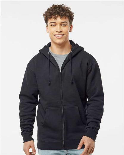 Independent Trading Co. IND4000Z Unisex Heavyweight Full-Zip Hooded Sweatshirt-2