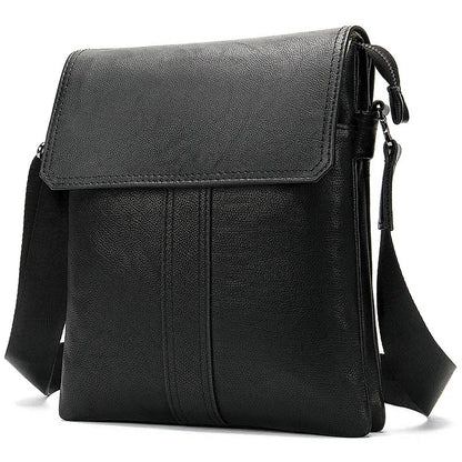 100% Shoulder Bag Leather Men'S Bag Genuine Leather Black Men'S Designer Bags Leather Crossbody Messenger Bags Handbags