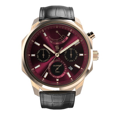 Black Leather - Rosegold Clasp-3