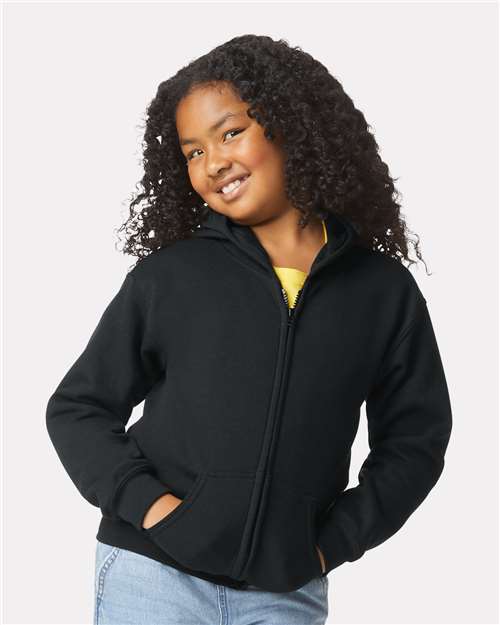 Gildan 18600B Youth Heavy Blend™ Full-Zip Hooded Sweatshirt-1