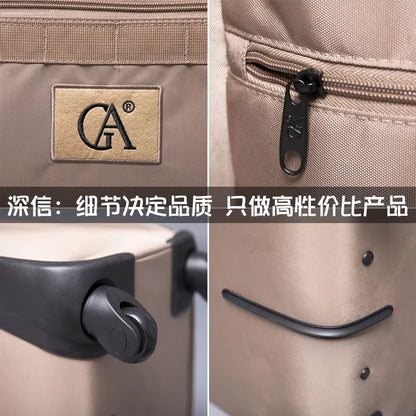 Ultralight Rolling Luggage New 20/24/28 Inch Trolley Travel Bag Zipper Scratch Resistant Suitcase Boarding Box Brand Suitcase
