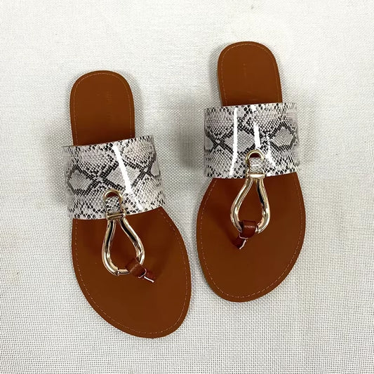 2025 New Fashion Women Slippers Summer Shoes Woman Retro Thin Straps Open Toe plus Size Outdoor Beach Flat Female Slides