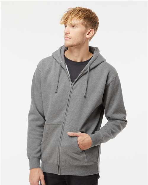Independent Trading Co. IND4000Z Unisex Heavyweight Full-Zip Hooded Sweatshirt-6