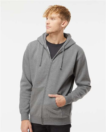 Independent Trading Co. IND4000Z Unisex Heavyweight Full-Zip Hooded Sweatshirt-6