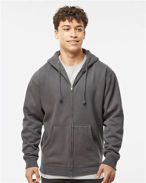 Independent Trading Co. IND4000Z Unisex Heavyweight Full-Zip Hooded Sweatshirt-8