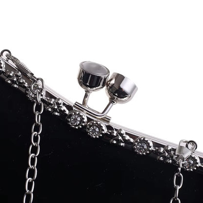Clutch Evening Bags Crown Rhinestones Evening Bags Purse Shoulder Bag for Wedding Diamonds Lady Purse Mini Evening Bags