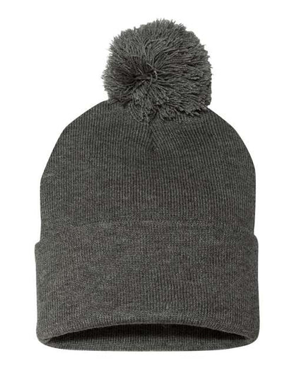 Sportsman SP15 12" Pom-Pom Cuffed Beanie-4