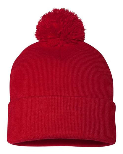 Sportsman SP15 12" Pom-Pom Cuffed Beanie-24
