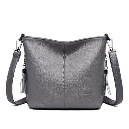 Women Leather Bags Ladies Luxury Shoulder Bags Women'S Handbag Female Messenger Bag Fashion Crossbody Bags for Women Bolsas Sac