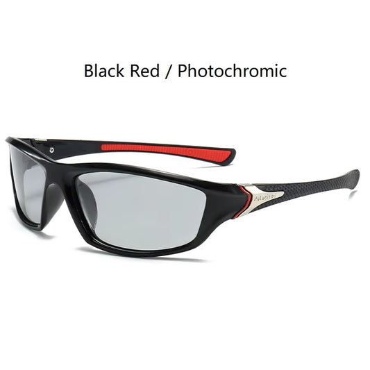 Photochromic Polarized Sports Vintage Sunglasses Men Women Fishing Cycling Driving Mountaineering Chameleon Sun Glasses UV400