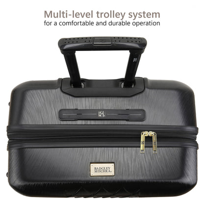 Diamond 3 Piece Expandable Chic Luggage Set