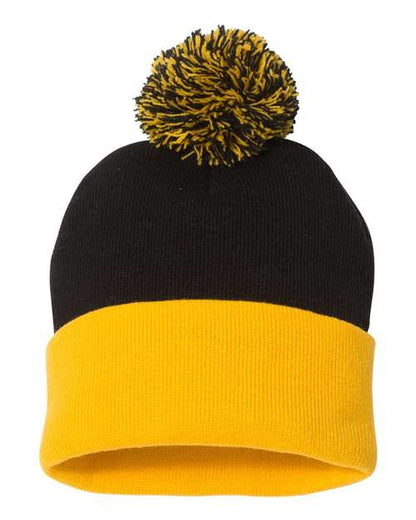 Sportsman SP15 12" Pom-Pom Cuffed Beanie-2