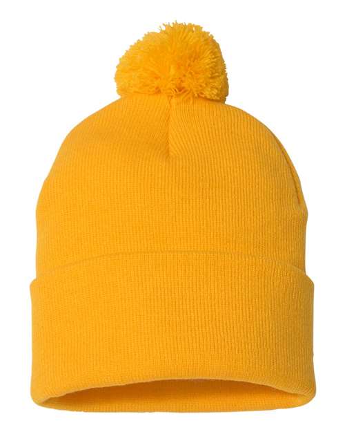 Sportsman SP15 12" Pom-Pom Cuffed Beanie-10