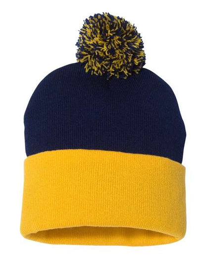 Sportsman SP15 12" Pom-Pom Cuffed Beanie-20