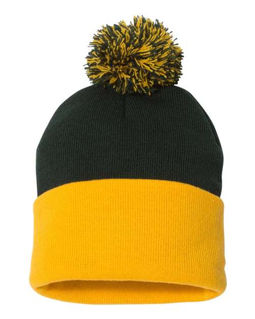 Sportsman SP15 12" Pom-Pom Cuffed Beanie-9