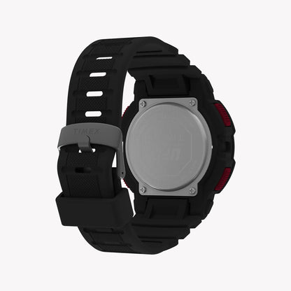 Timex Men's Black Digital Watch, Resin Case | Tw5m59600