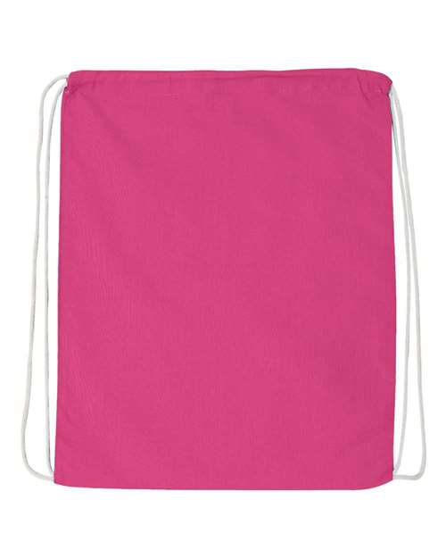 Q-Tees Q4500 Economical Cotton Drawstring Bag-7