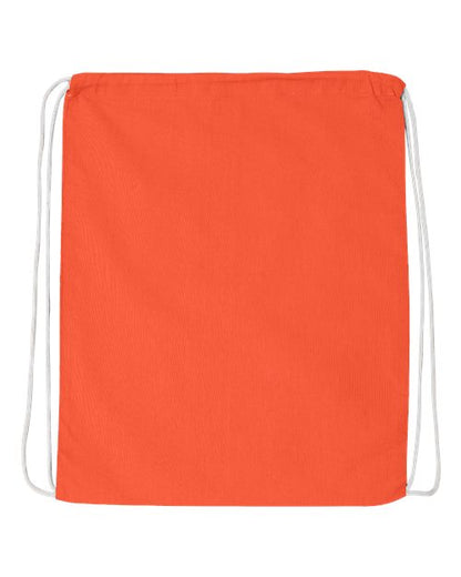 Q-Tees Q4500 Economical Cotton Drawstring Bag-12