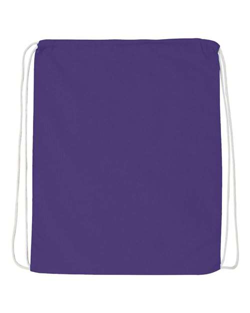 Q-Tees Q4500 Economical Cotton Drawstring Bag-13