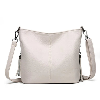 Women Leather Bags Ladies Luxury Shoulder Bags Women'S Handbag Female Messenger Bag Fashion Crossbody Bags for Women Bolsas Sac