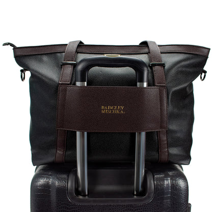Anna XL Vegan Leather Weekender Tote Bag