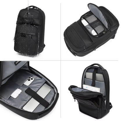 Ozuko 9849 2025 Designer Waterproof Laptop Backpack Daily Use Outdoor Business Backpack Logo Custom Laptop Backpack for Men