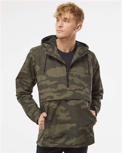 Independent Trading Co. EXP94NAW Men's Nylon Anorak-4