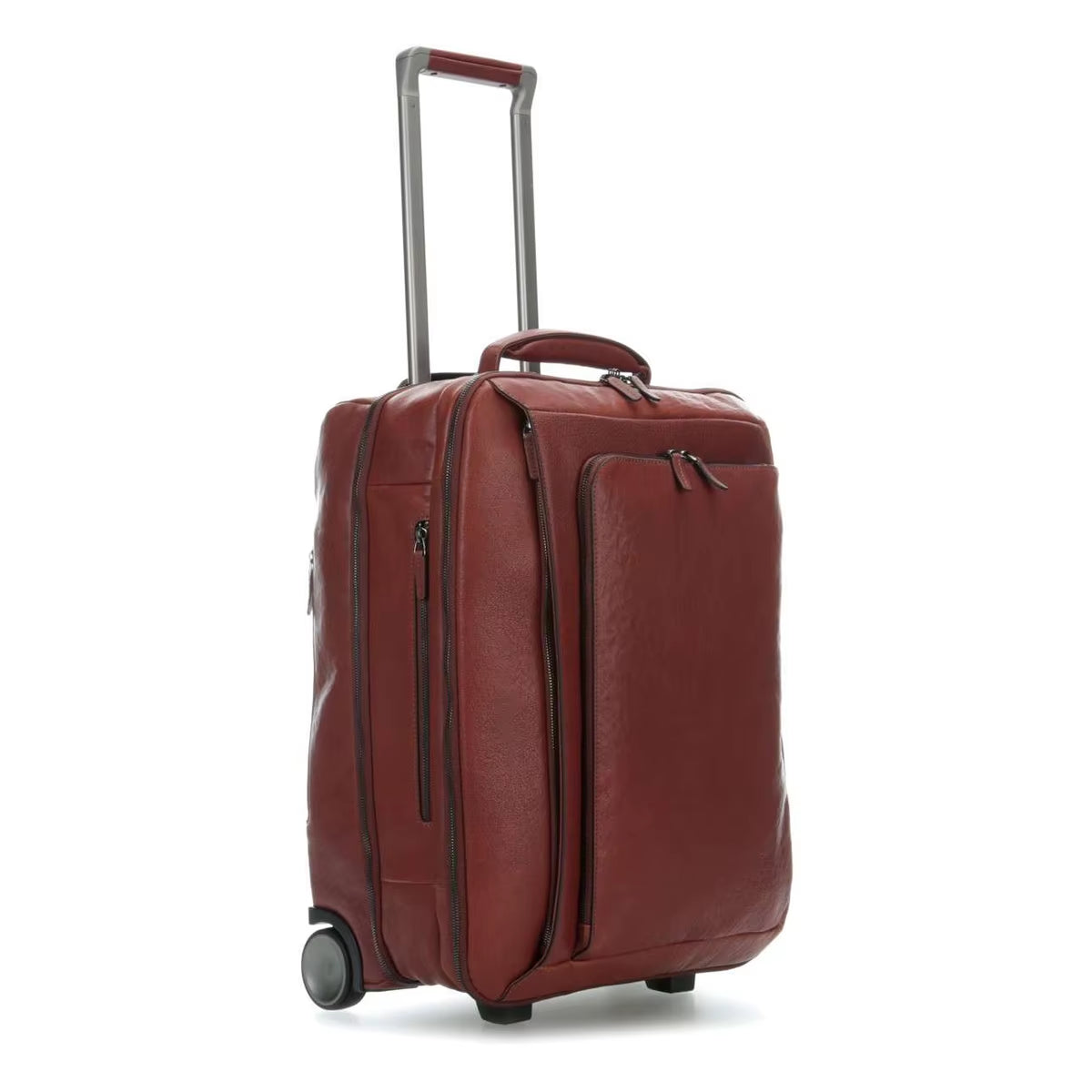 Premium Quality Wholesale Price Leather Made Trolley Bags Set Bulk Quantity Hot Sale Competitive Price Leather Trolley Bags