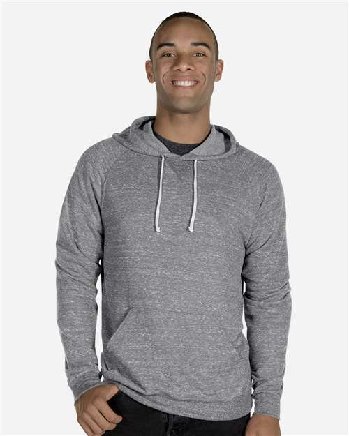 JERZEES 90MR Unisex Snow Heather French Terry Raglan Hooded Sweatshirt-2