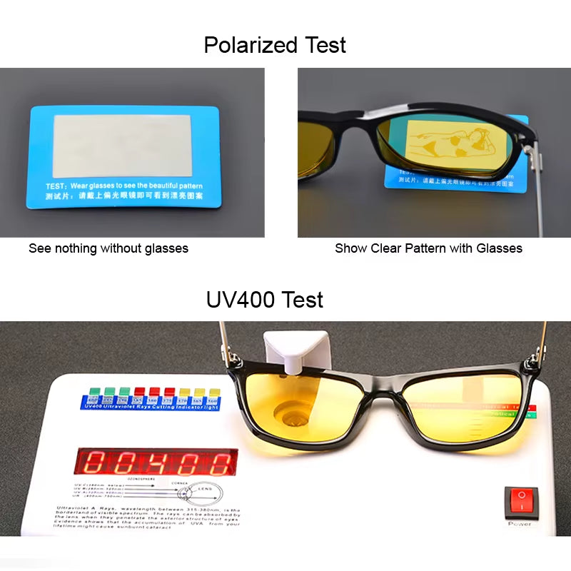 Driving Glasses Night Vision Photochromic Sunglasses for Men Polarized Custom Logo 2024 Brand New Design Uv400 Eyewear Wholesale