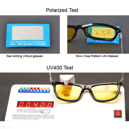 Driving Glasses Night Vision Photochromic Sunglasses for Men Polarized Custom Logo 2024 Brand New Design Uv400 Eyewear Wholesale