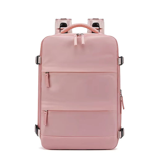 Women Laptop Backpack 15.6Inch Teenage Girl USB Charging School Backpack Independent Shoe Bag Travel Backpack Outdoor Backpack