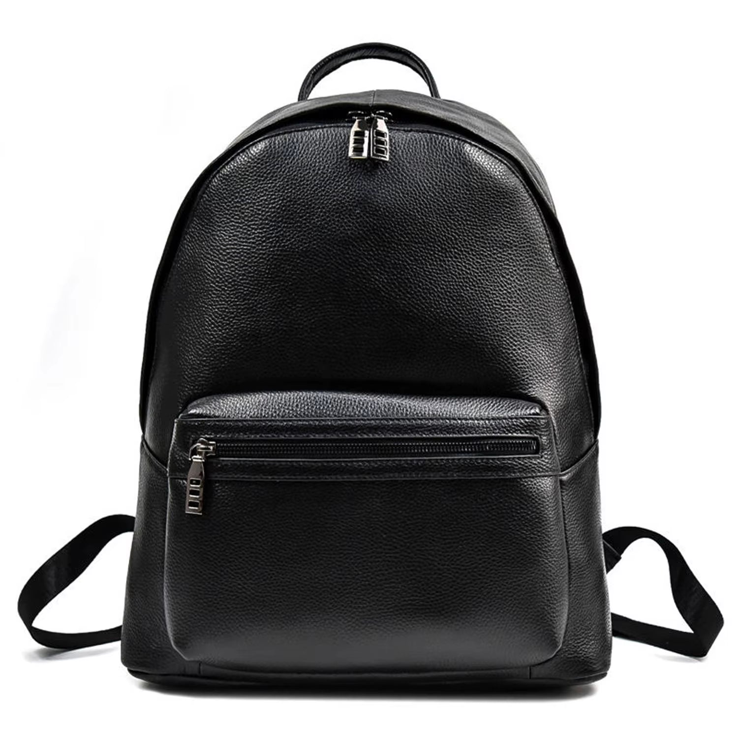 Travel Back Pack Genuine Leather Backpack Men 100% Pure Leather Bag Full Grain Leather.