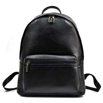Travel Back Pack Genuine Leather Backpack Men 100% Pure Leather Bag Full Grain Leather.