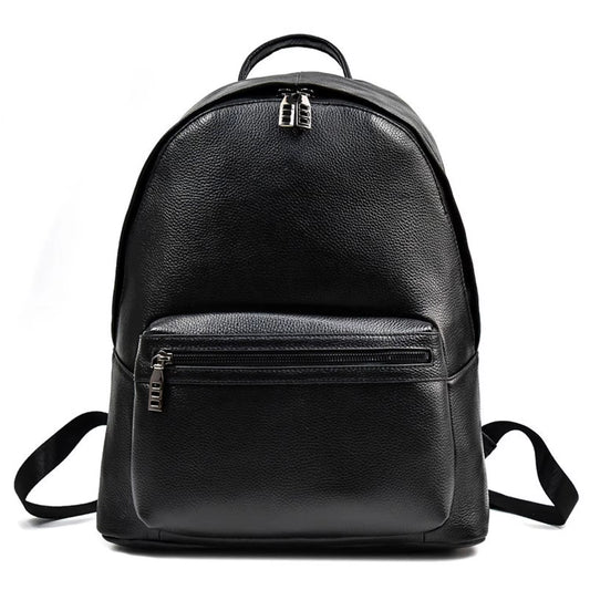 Travel Back Pack Genuine Leather Backpack Men 100% Pure Leather Bag Full Grain Leather.