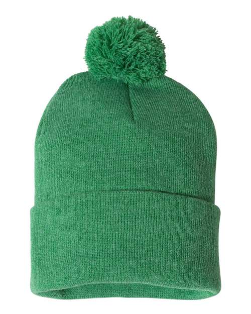 Sportsman SP15 12" Pom-Pom Cuffed Beanie-14