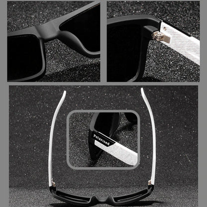 2023 Luxury Polarized Sunglasses Men Women Fashion Square Male Sun Glasses Vintage Driving Fishing Eyeglasses Sport Shades UV400
