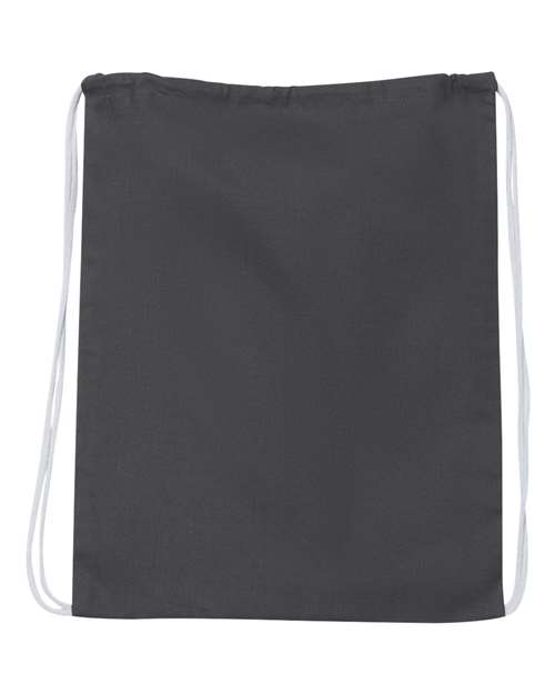 Q-Tees Q4500 Economical Cotton Drawstring Bag-3