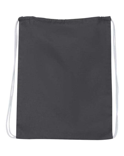 Q-Tees Q4500 Economical Cotton Drawstring Bag-3